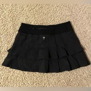 Ivivva by lululemon Black Set the Pace Pleated Skort